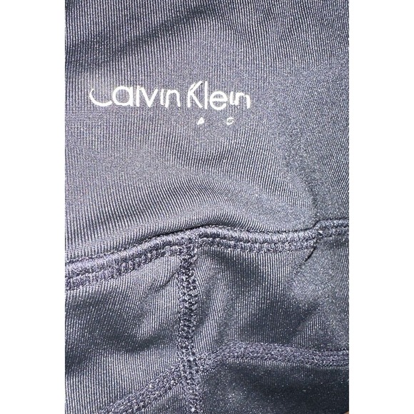 Calvin Klein Womens Performance Wick Tribeca Printed Cropped Leggings Size - Picture 8 of 9